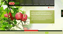 Desktop Screenshot of ecofruits.com